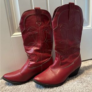 Red Cowboy Boots